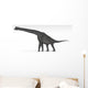 Brachiosaurus Dinosaur White Wall Decal Design 2