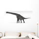 Brachiosaurus Dinosaur White Wall Decal Design 2
