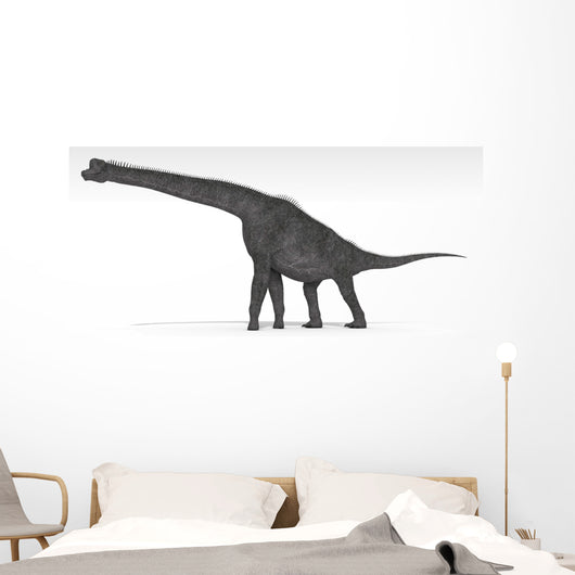 Brachiosaurus Dinosaur White Wall Decal Design 2