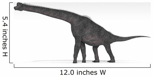 Brachiosaurus Dinosaur White Wall Decal Design 2