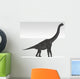 Brachiosaurus Dinosaur White Wall Decal Design 1