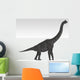 Brachiosaurus Dinosaur White Wall Decal Design 1