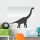 Brachiosaurus Dinosaur White Wall Decal Design 1