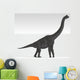 Brachiosaurus Dinosaur White Wall Decal Design 1