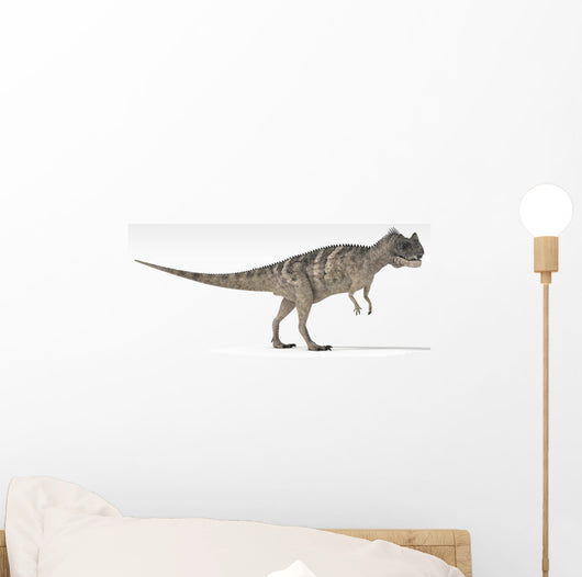 Ceratosaurus Dinosaur White Wall Decal Design 4