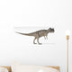 Ceratosaurus Dinosaur White Wall Decal Design 4