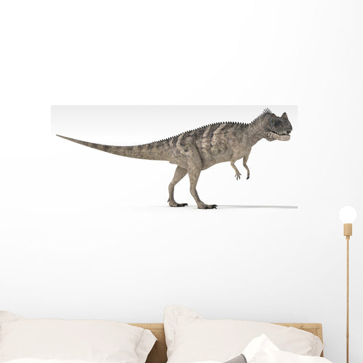 Ceratosaurus Dinosaur White Wall Decal Design 4