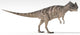 Ceratosaurus Dinosaur White Wall Decal Design 4