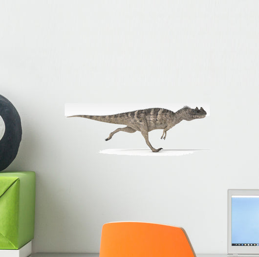 Ceratosaurus Dinosaur White Wall Decal Design 2