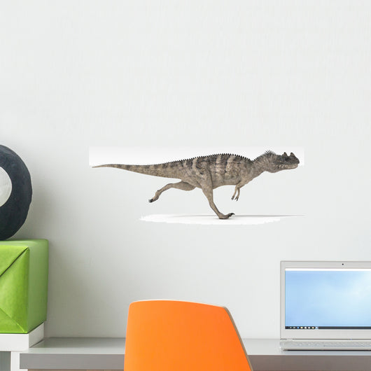 Ceratosaurus Dinosaur White Wall Decal Design 2