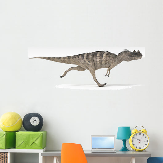 Ceratosaurus Dinosaur White Wall Decal Design 2