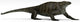 Cotylorhynchus Large Synapsid Early Wall Decal Design 1