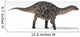 Dicraeosaurus Dinosaur White Wall Decal Design 2