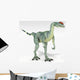 Dilophosaurus Dinosaur White Wall Decal Design 1