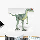 Dilophosaurus Dinosaur White Wall Decal Design 1