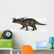 Einiosaurus Dinosaur White Wall Decal Design 4