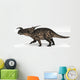 Einiosaurus Dinosaur White Wall Decal Design 4