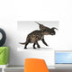 Einiosaurus Dinosaur White Wall Decal Design 1