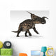 Einiosaurus Dinosaur White Wall Decal Design 1