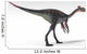 Gigantoraptor Dinosaur White Wall Decal Design 7