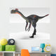 Gigantoraptor Dinosaur White Wall Decal Design 6