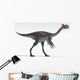 Gigantoraptor Dinosaur White Wall Decal Design 4