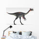 Gigantoraptor Dinosaur White Wall Decal Design 4