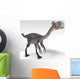 Gigantoraptor Dinosaur White Wall Decal Design 3