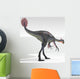 Gigantoraptor Dinosaur White Wall Decal Design 2
