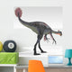 Gigantoraptor Dinosaur White Wall Decal Design 2