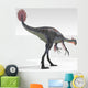 Gigantoraptor Dinosaur White Wall Decal Design 2