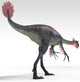 Gigantoraptor Dinosaur White Wall Decal Design 2