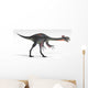 Gigantoraptor Dinosaur White Wall Decal Design 1