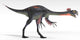Gigantoraptor Dinosaur White Wall Decal Design 1