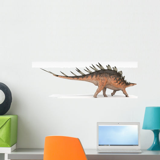 Kentrosaurus Dinosaur White Wall Decal Design 3