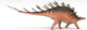 Kentrosaurus Dinosaur White Wall Decal Design 3