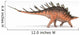 Kentrosaurus Dinosaur White Wall Decal Design 3