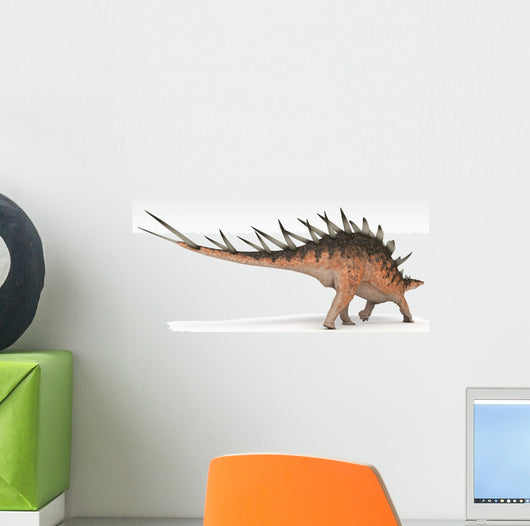 Kentrosaurus Dinosaur White Wall Decal Design 2