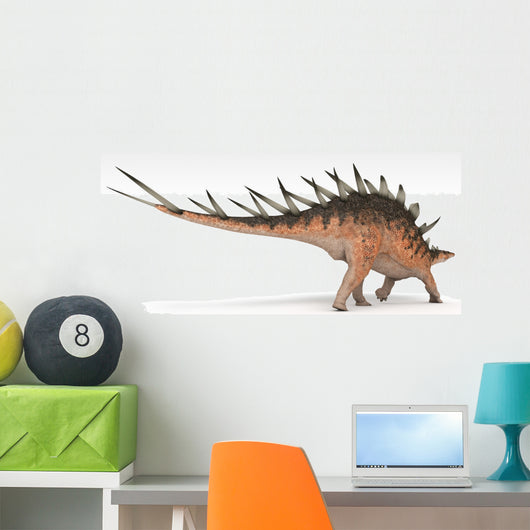 Kentrosaurus Dinosaur White Wall Decal Design 2