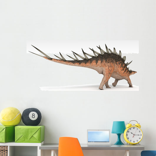Kentrosaurus Dinosaur White Wall Decal Design 2