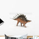 Kentrosaurus Dinosaur White Wall Decal Design 1