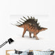 Kentrosaurus Dinosaur White Wall Decal Design 1