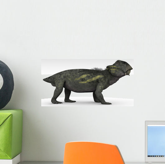 Lystrosaurus Therapsid from Permian Wall Decal Design 1