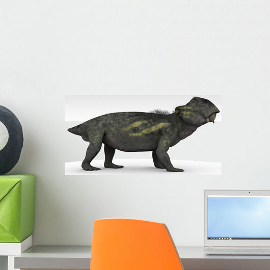 Lystrosaurus Therapsid from Permian Wall Decal Design 1