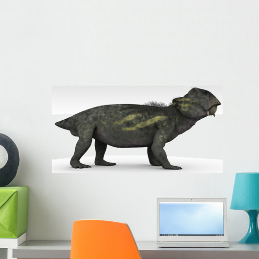Lystrosaurus Therapsid from Permian Wall Decal Design 1