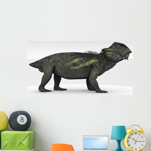 Lystrosaurus Therapsid from Permian Wall Decal Design 1