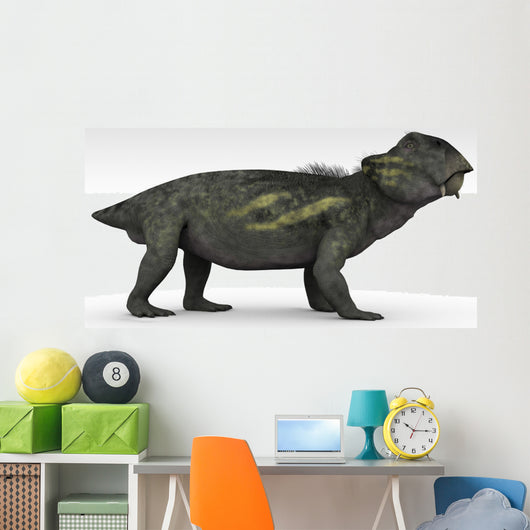 Lystrosaurus Therapsid from Permian Wall Decal Design 1