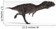 Majungasaurus Dinosaur White Wall Decal Design 5