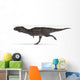 Majungasaurus Dinosaur White Wall Decal Design 4