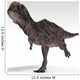 Majungasaurus Dinosaur White Wall Decal Design 3